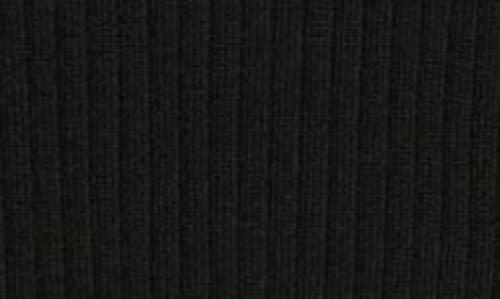 Akris Punto Short Sleeve Virgin Wool Rib Sweater In Black-cream