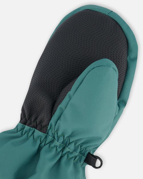 Shop Deux Par Deux Little Kids Unisex Solid Mittens Sage Green In Sagebrush Green