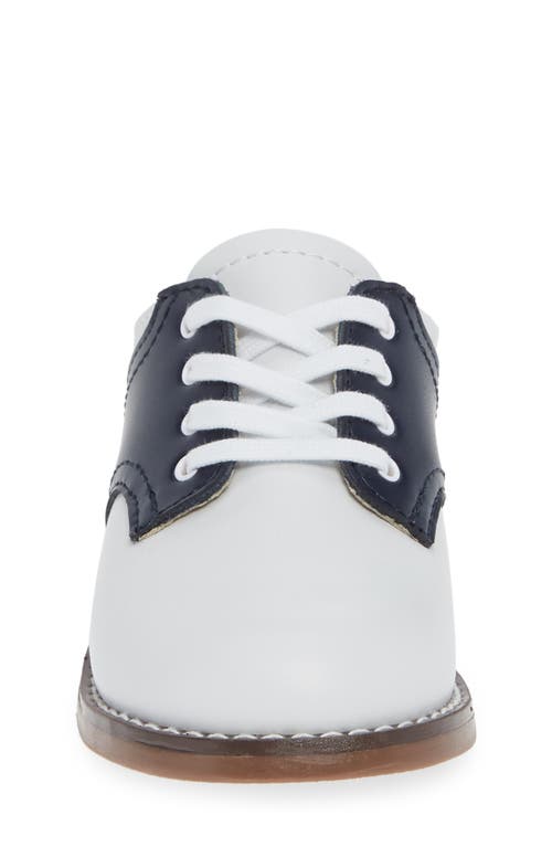 Shop Footmates Cheer Oxford In White/navy