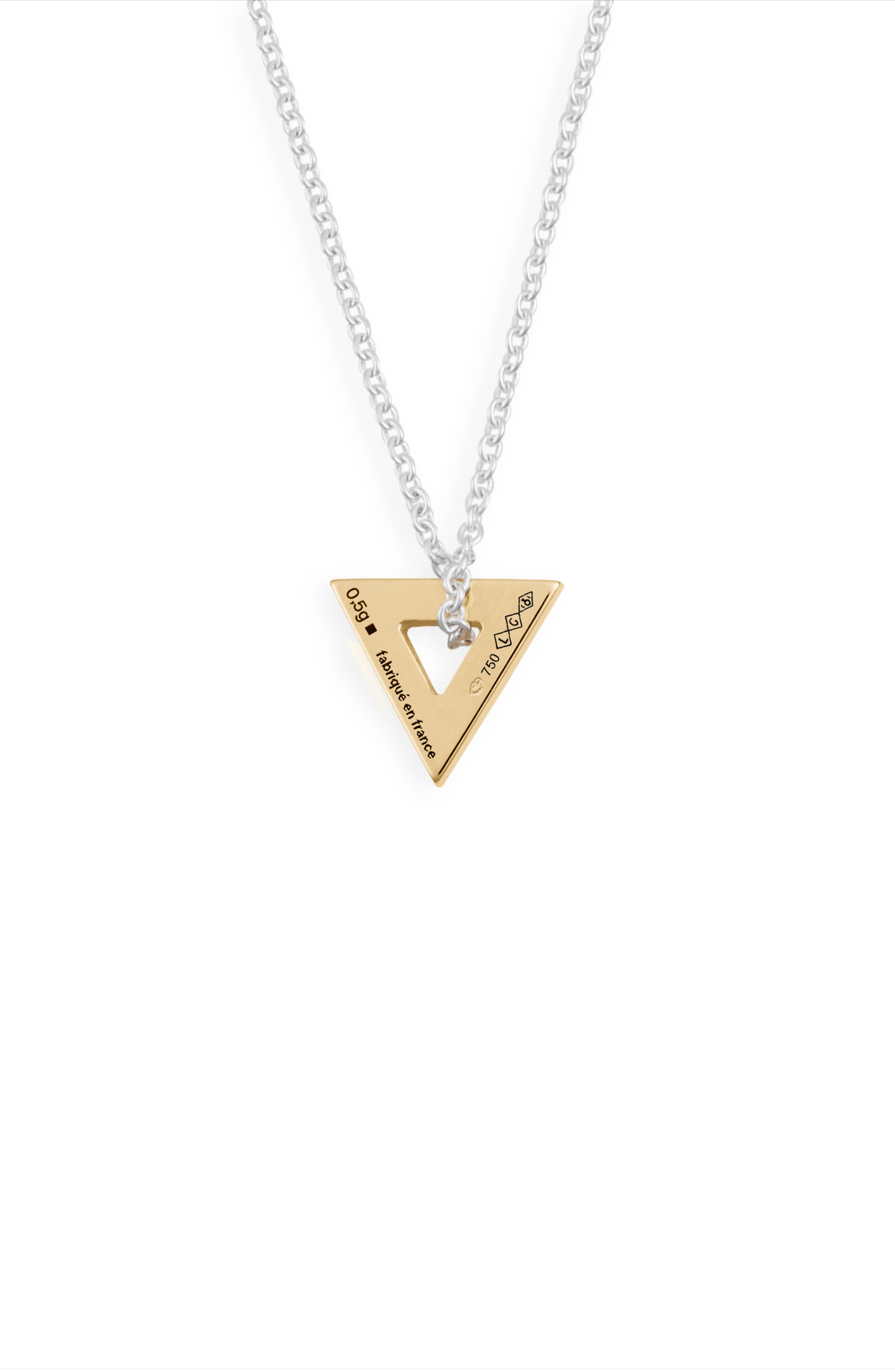 nordstrom triangle necklace