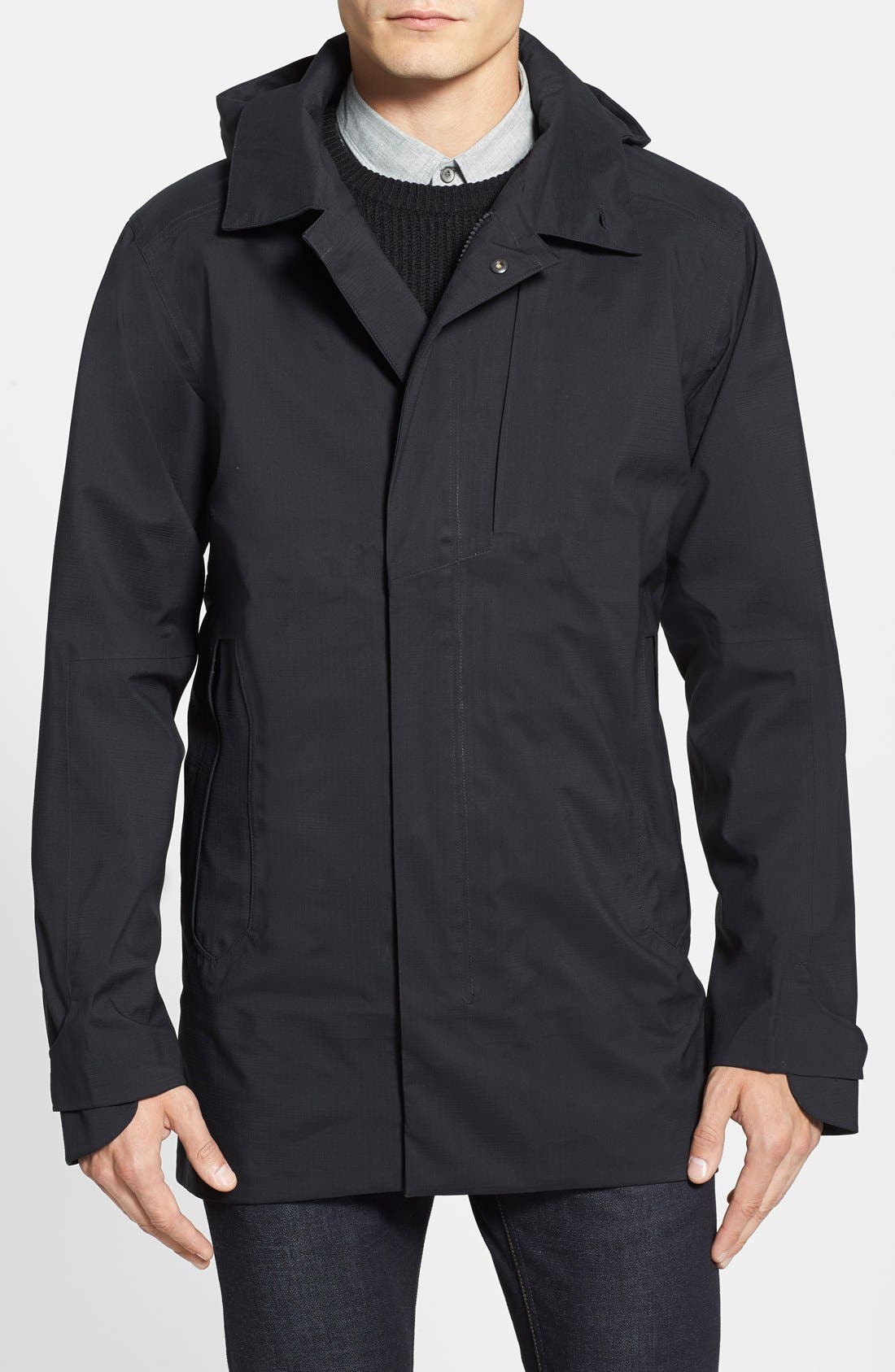 Nau 'Modus' Waterproof Hooded Packable Trench Coat Nordstrom