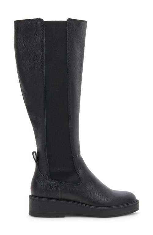 Dolce Vita Eamon Knee High Boot In Black Leather H2o