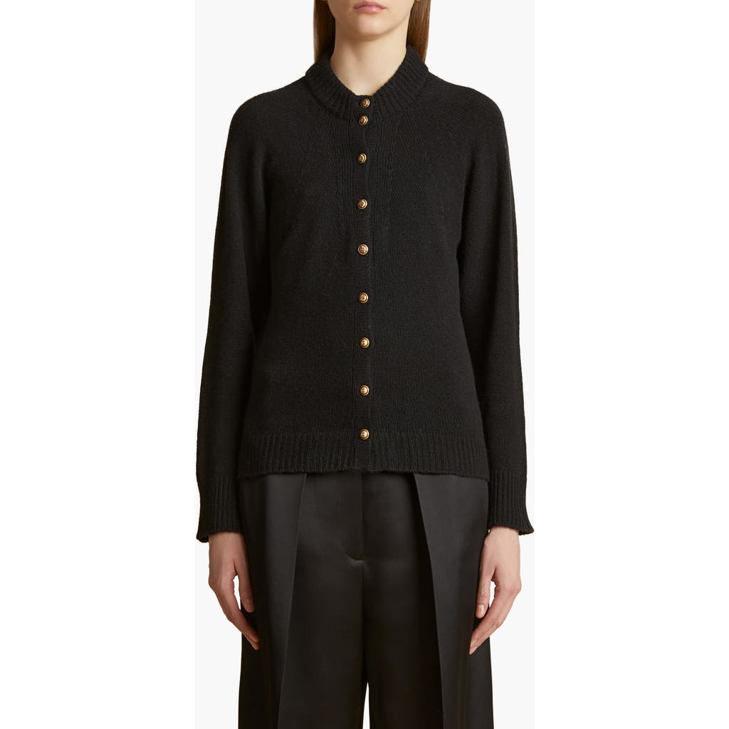 Khaite Women's Ambre Cardigan In Black