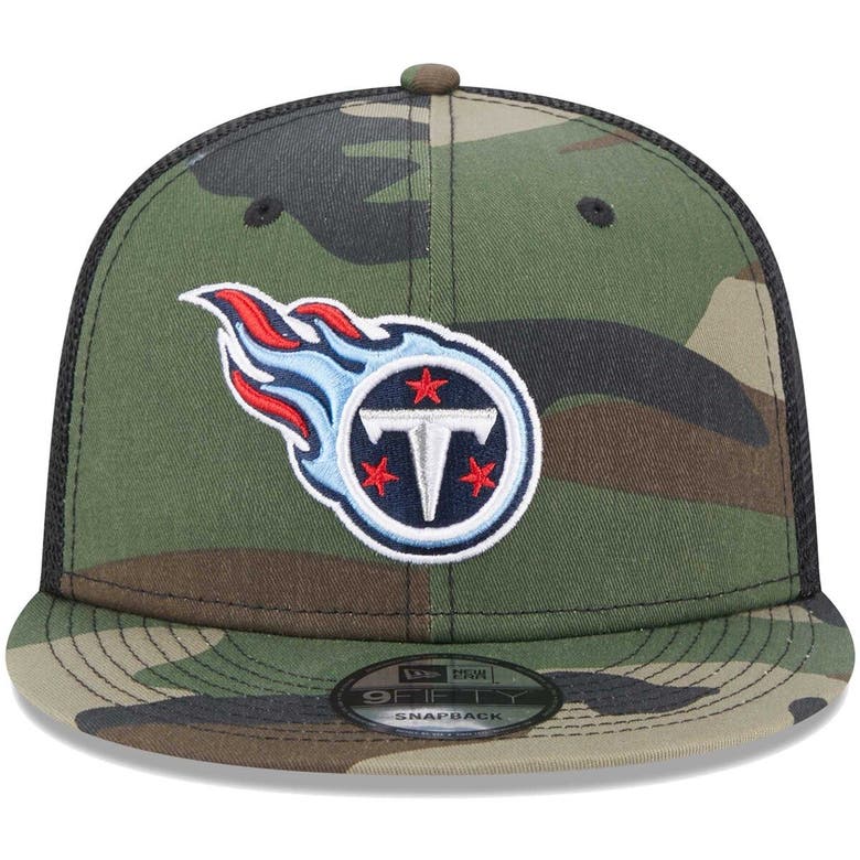 Men's Tennessee Titans New Era Black Shade Trucker 9FIFTY Snapback Hat