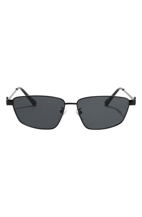 Cleo 60mm Polarized Geometric Sunglasses
