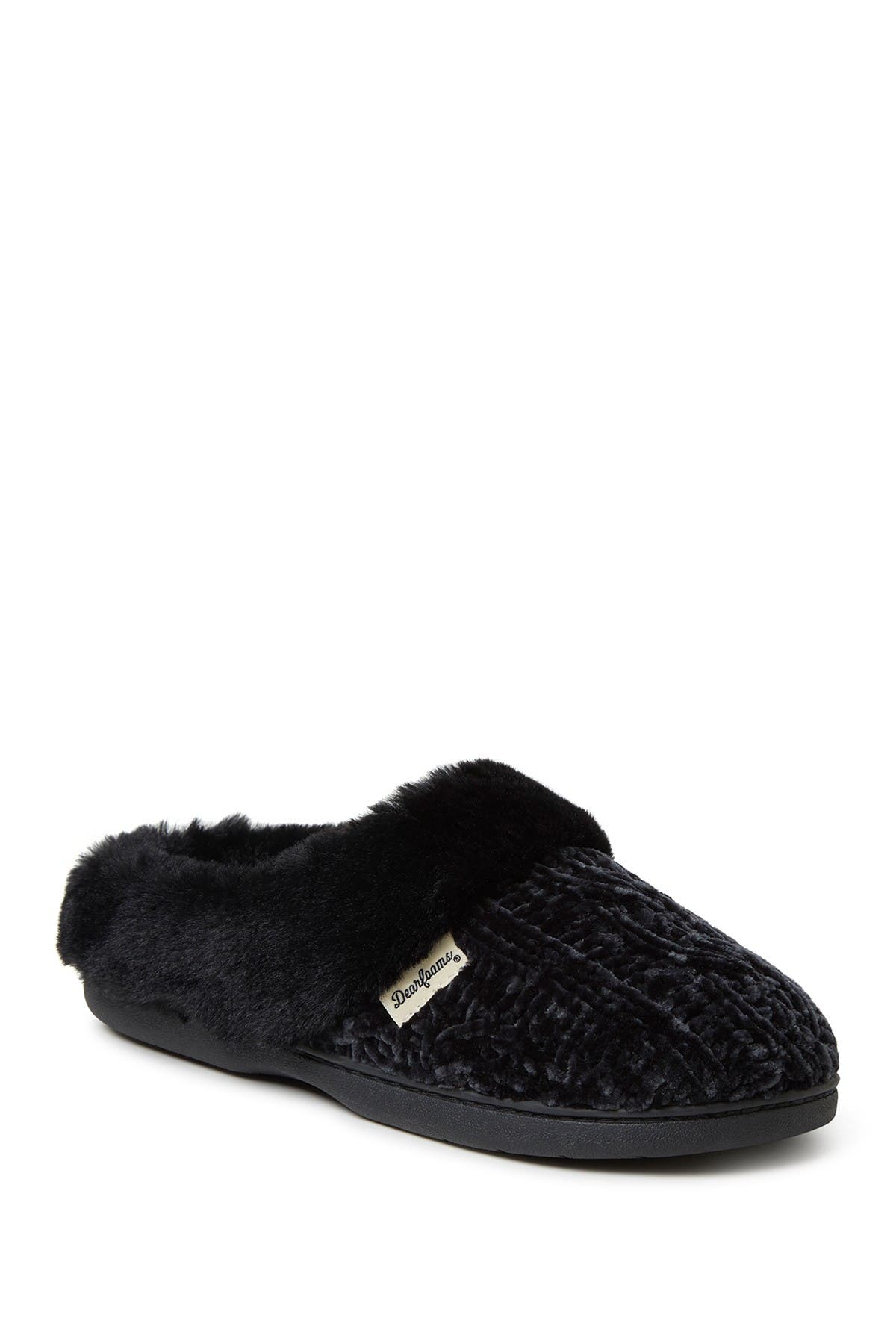 women's claire marled chenille knit clog slipper