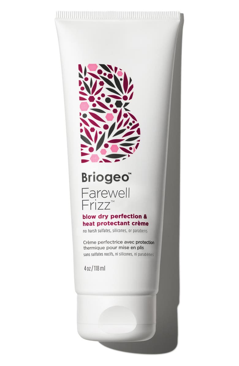 BRIOGEO Farewell Frizz Blow Dry Perfection and Heat Protectant Crème, Main, color, NO COLOR