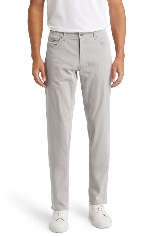 Cooper Fancy Stretch Cotton Twill Pants in Silver