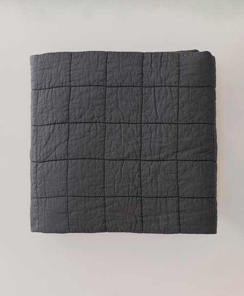 Pact Organic Quilt In Charcoal