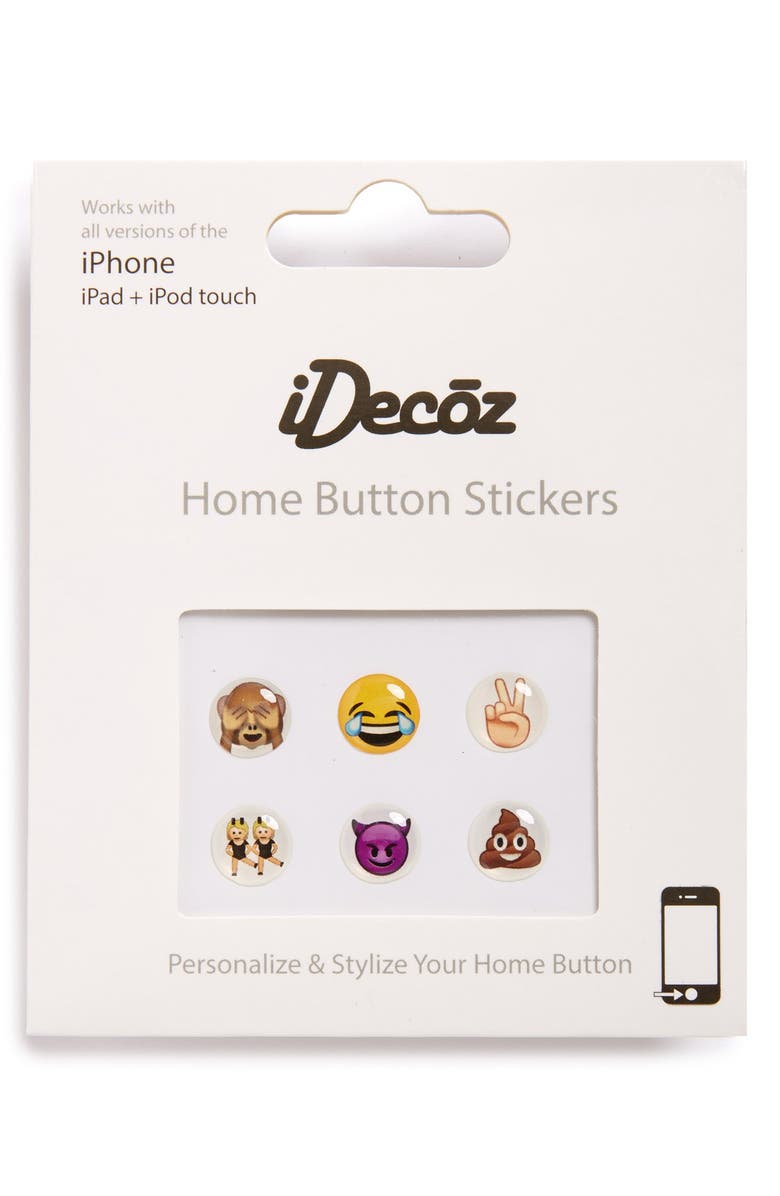 Idecoz More Emoji Restickable Button Decals 6 Pack Nordstrom