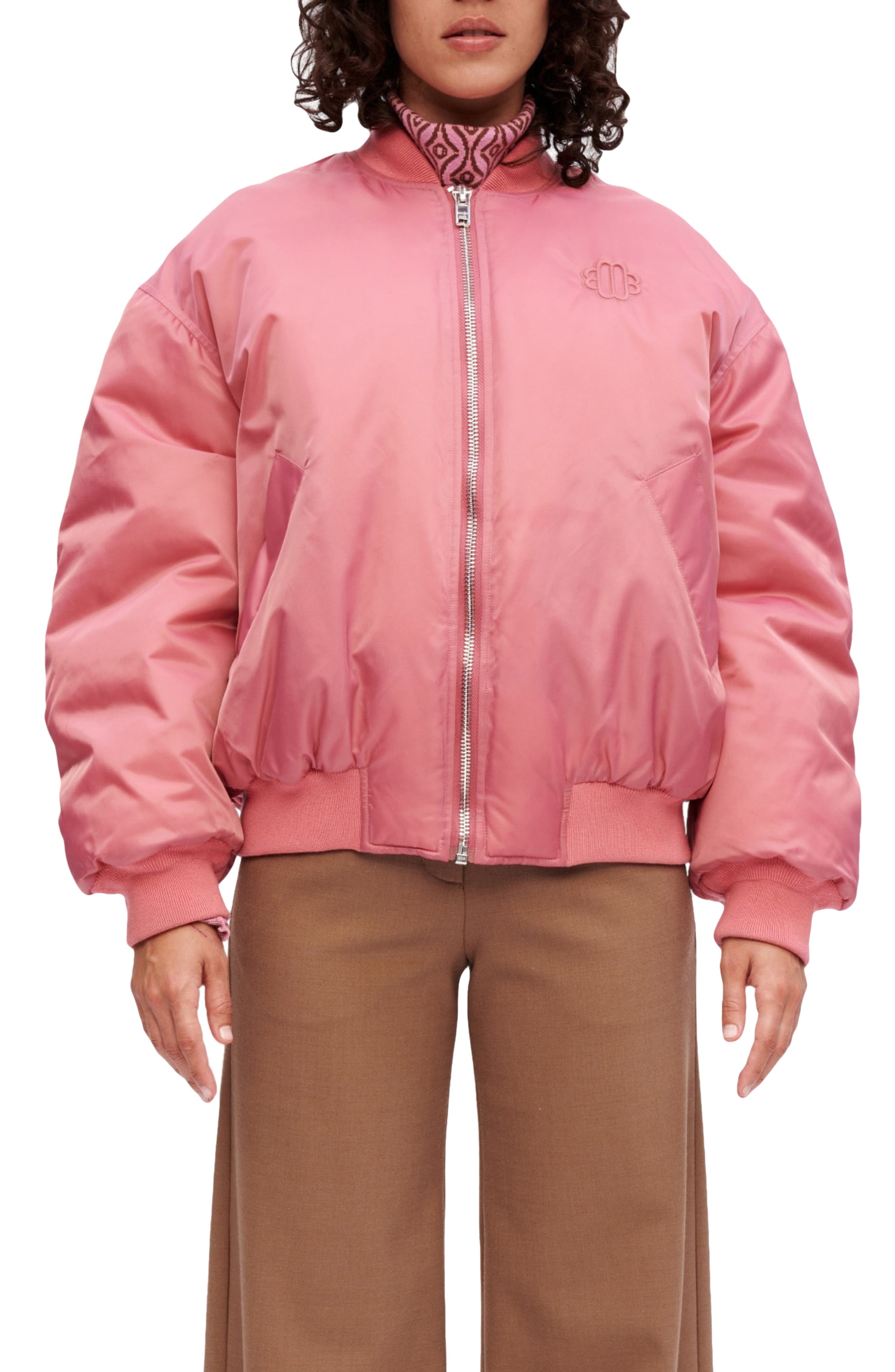 bomber jacket pink