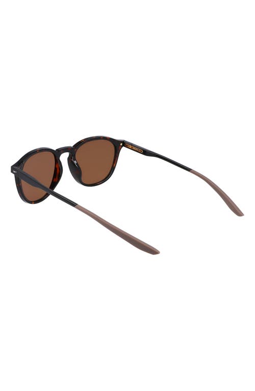 Nike Neo Rd 50mm Round Sunglasses In Tortoise/brown