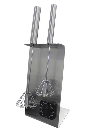 Berghoff 2-piece Whisk Set With Timer In Silver