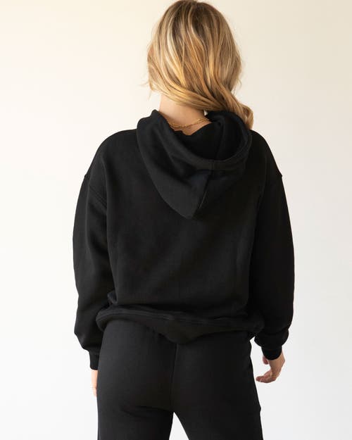 Rebody Active Rebody Lifestyle Hoodie In Metropolis Black/slate