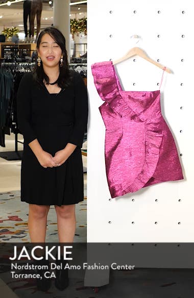 topshop plisse frill dress