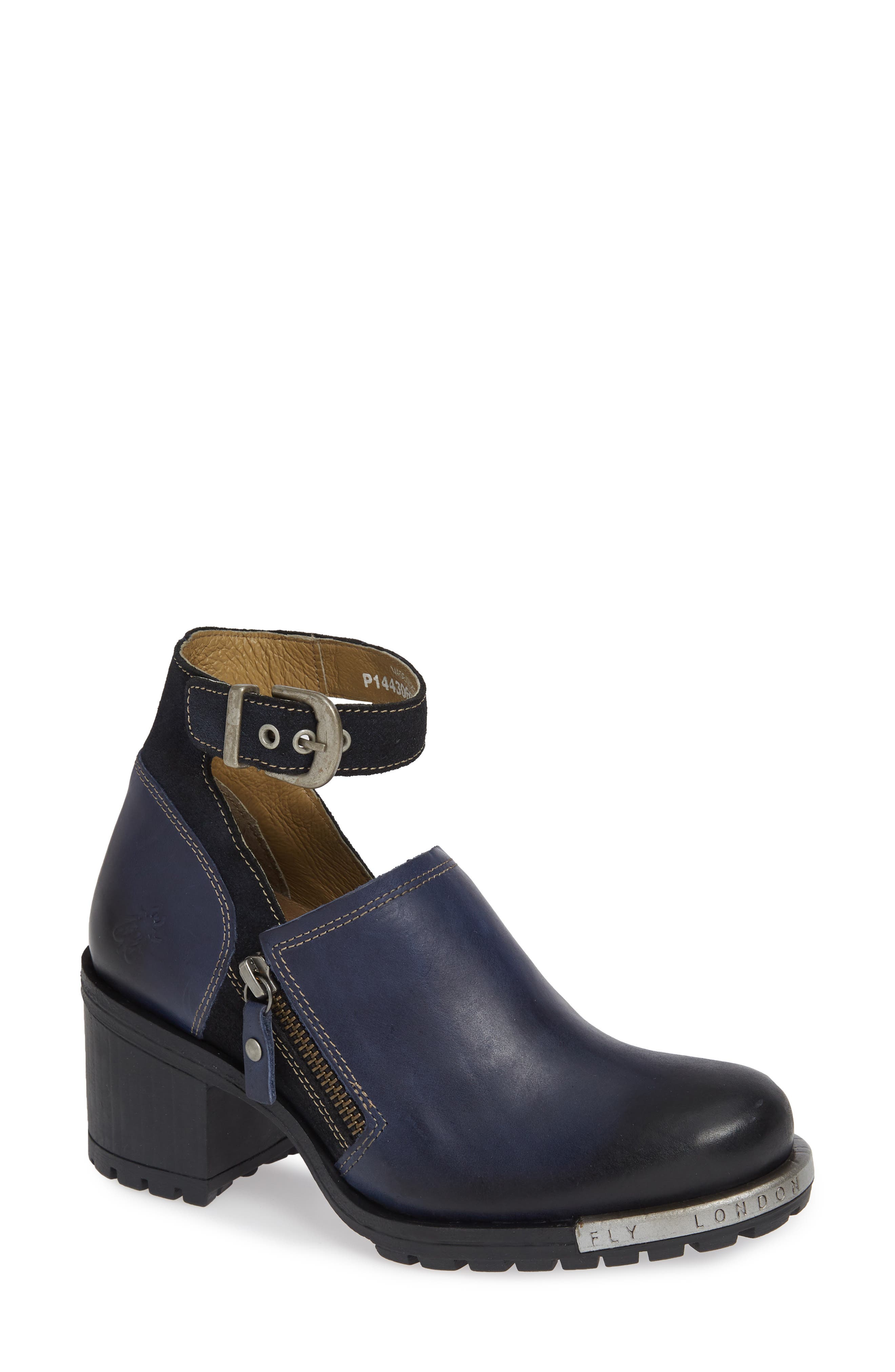 Fly London Lepu Platform Pump - Blue