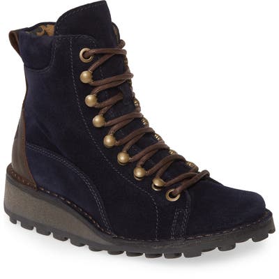 Fly London Malu Moto Boot, Blue
