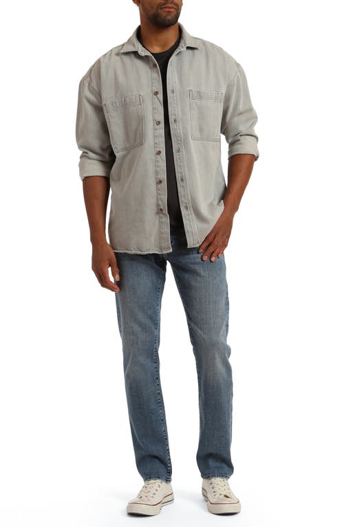 Mavi Jeans Marcus Slim Straight Leg Jeans In Mid Seattle