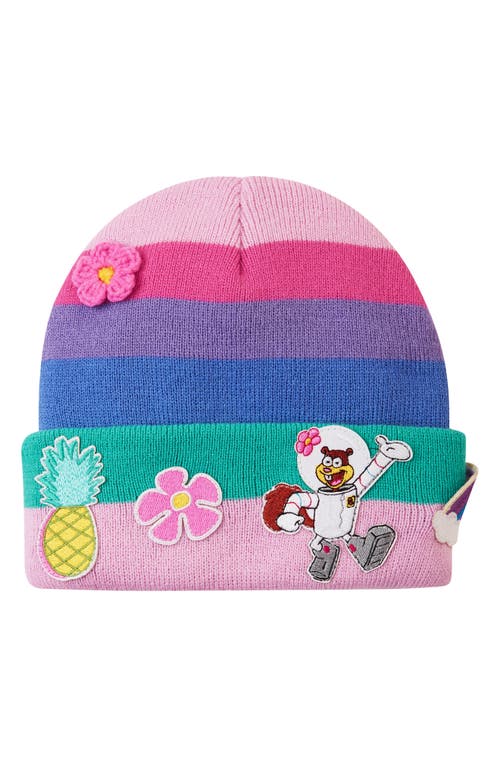 Shop Andy & Evan Kids' Spongebob Squarepants™ Rainbow Beanie & Mittens Set