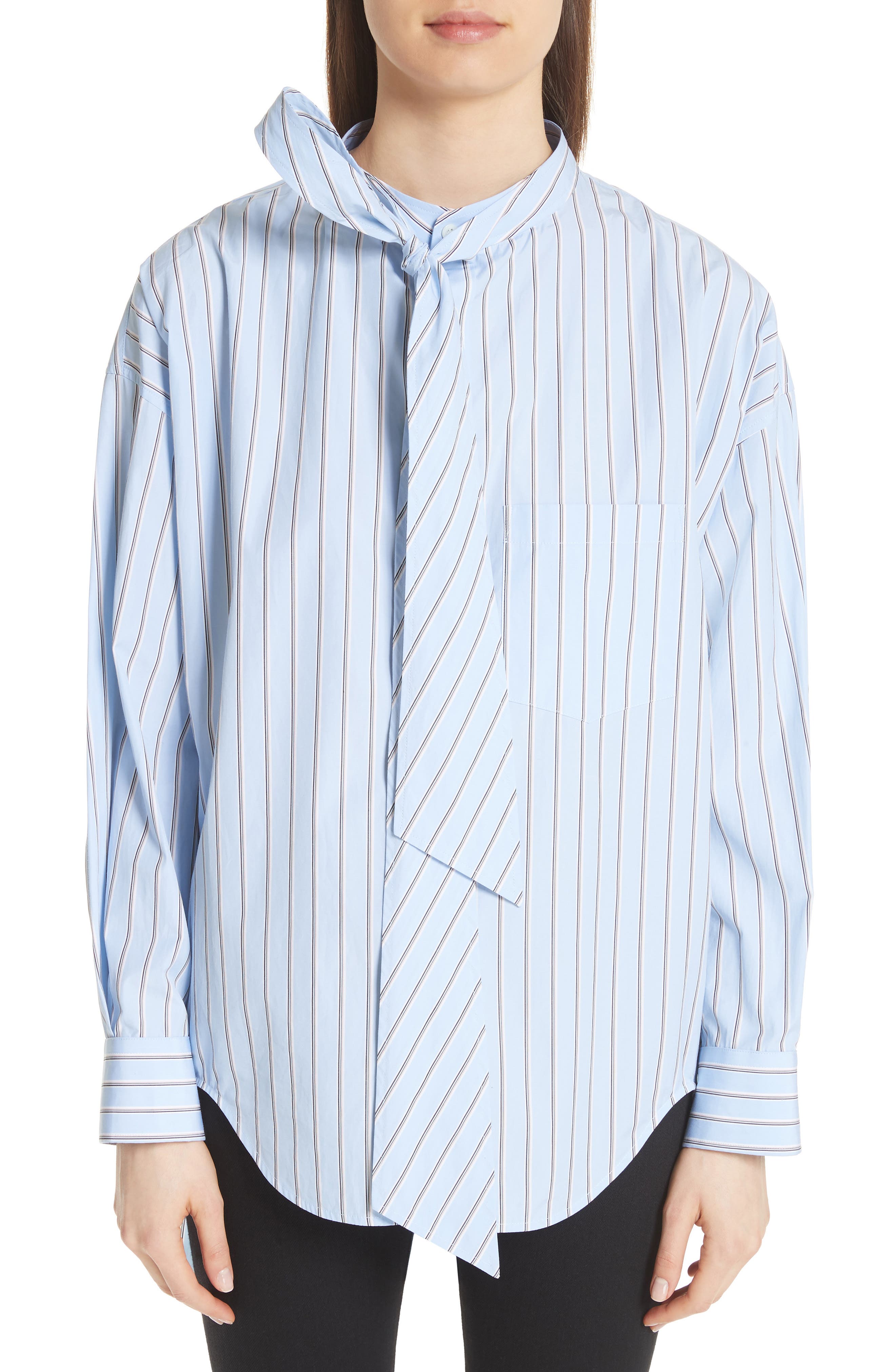 balenciaga back logo shirt