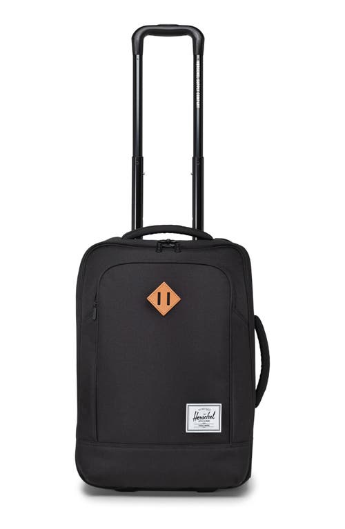 Heritage Softshell Large Wheeled Carry-On in Black