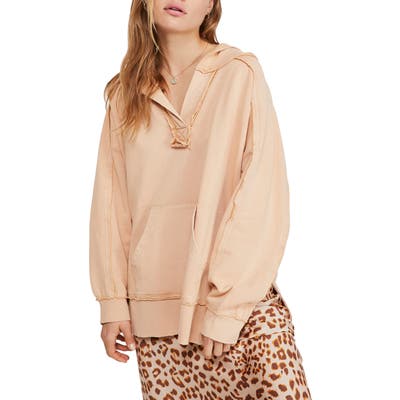 Free People Karas Hoodie, Brown