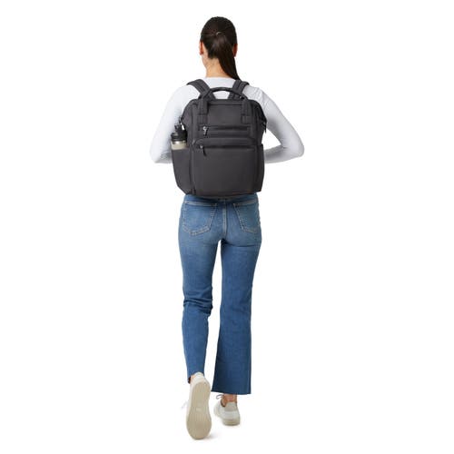 Baggallini Chelsea Laptop Backpack In Black Puff