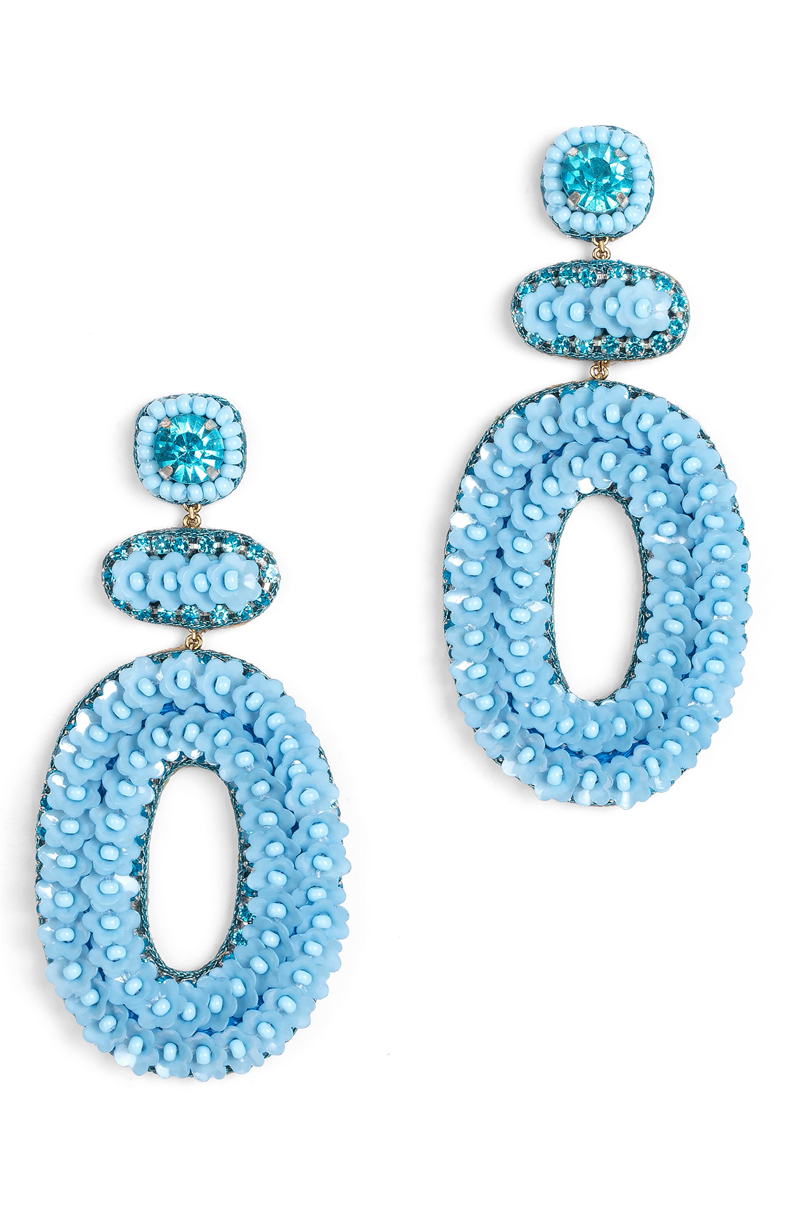 blues earrings