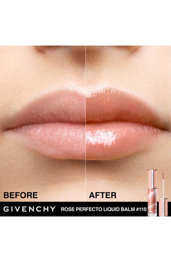 Shop Givenchy Rose Perfecto Liquid Lip Balm In 110 Mikly Nude