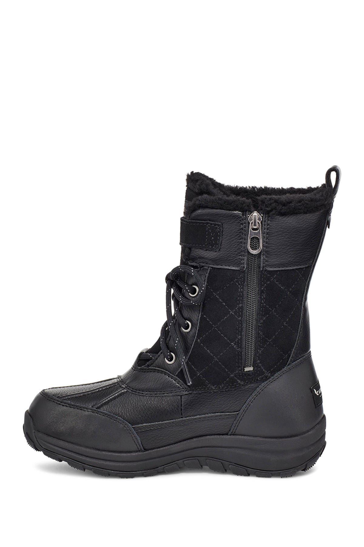 koolaburra by ugg imree faux fur lined waterproof moto boot