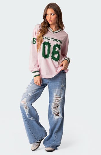 Cali Oversize Baseball T-Shirt