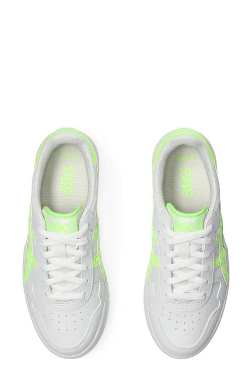 Asics ® Japan S Pf Platform Sneaker In White/illuminate Green