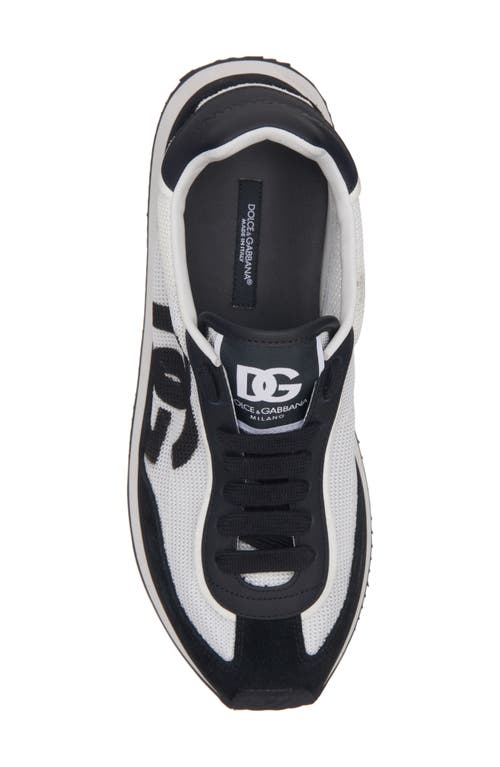 Dolce & Gabbana Dolce&gabbana Dg Cushion Sneaker In Bianco/ Nero