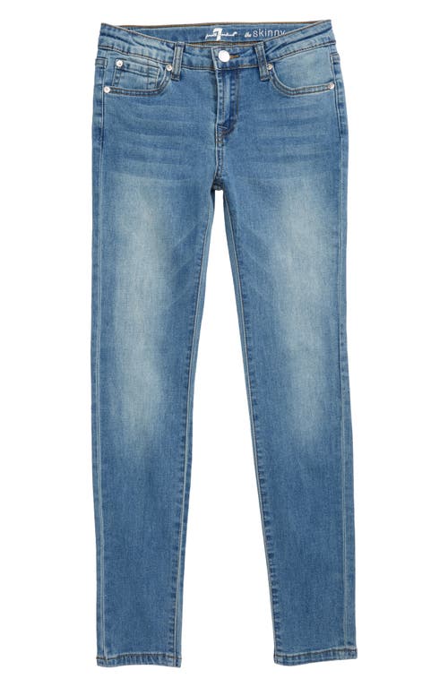 7 For All Mankind Kids' The Skinny Stretch Jeans in Chelsea at Nordstrom, Size 14