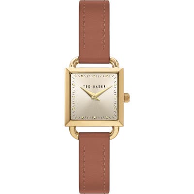Ted Baker London Taliah Leather Strap Watch, 2m