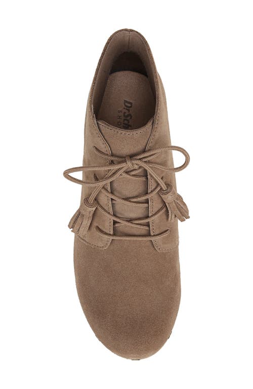 Dr. Scholl's Women's Original Chic Lace-up Platform Booties In Taupe