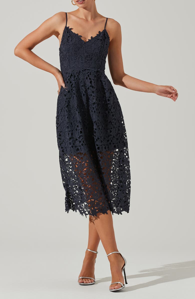 ASTR the Label Lace Midi Dress, Alternate, color, 