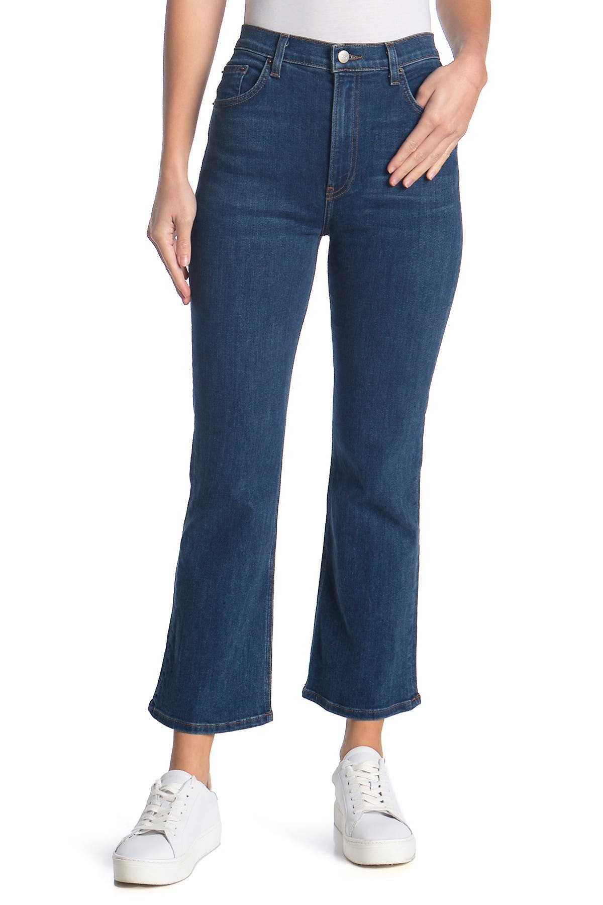 Jessie High Waist Crop Bootcut Jeans 