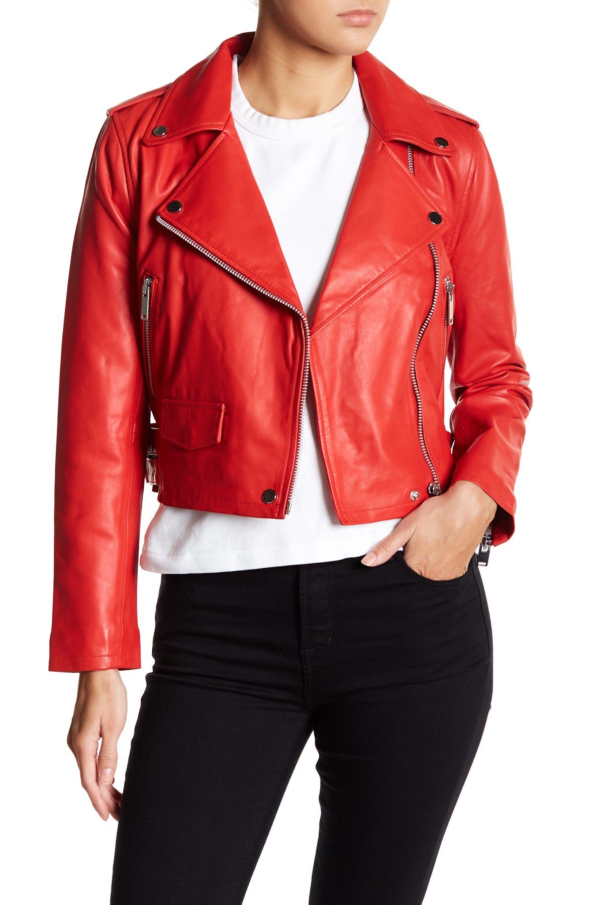 liz baker essentials leather jacket