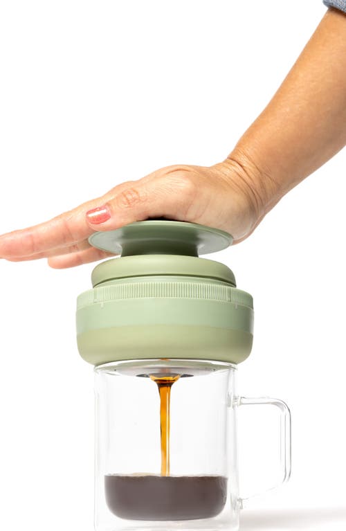 Corkcicle Palmpress Brewing Container In Sage Green