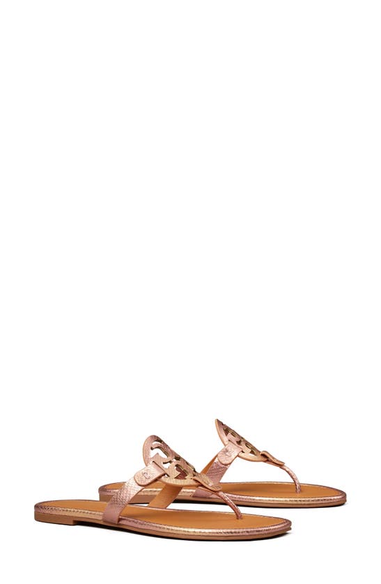 Tory Burch Miller Soft Sandal In Coral | ModeSens