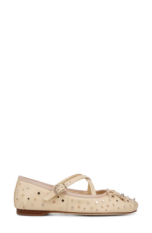 Circus Ny By Sam Edelman Zuri Stud Mary Jane Flat In Eggshell