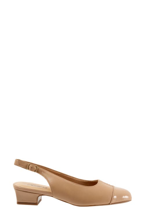 Shop Trotters 'dea' Slingback In Nude