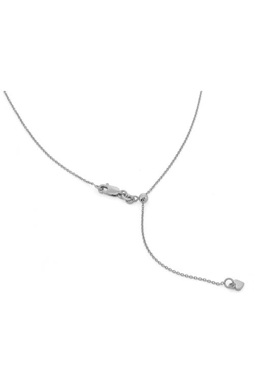 Fzn Adjustable Chain Necklace In Silver