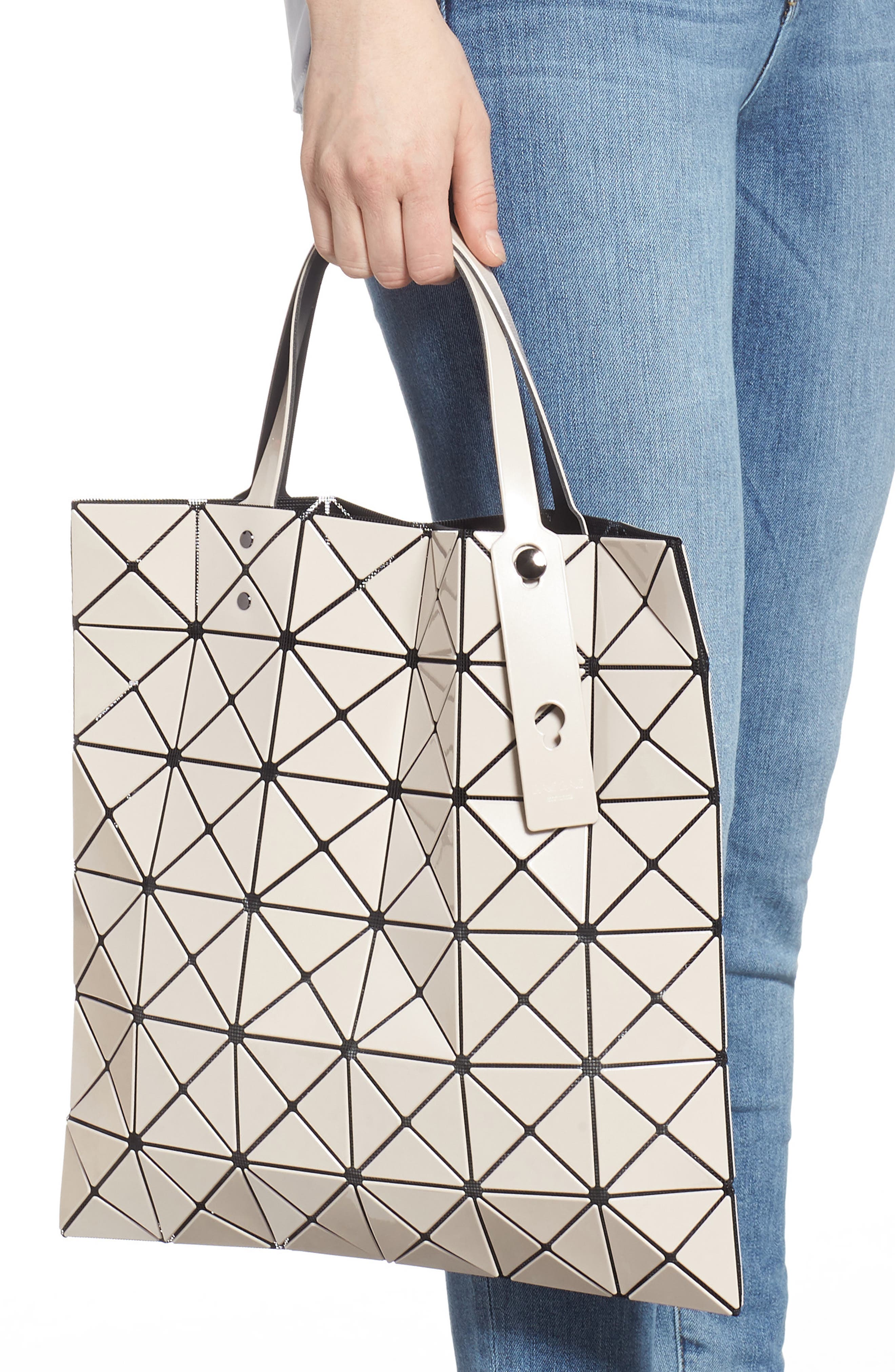 Bao Bao Issey Miyake Lucent Tote in Beige | Smart Closet