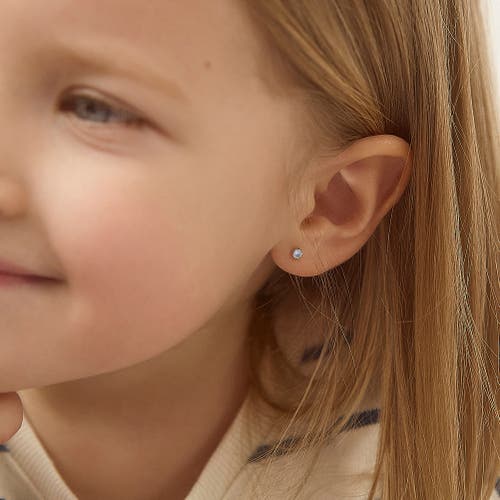 In Season Jewelry 14k Tiny Cubic Zirconia Birthstone Earrings In June