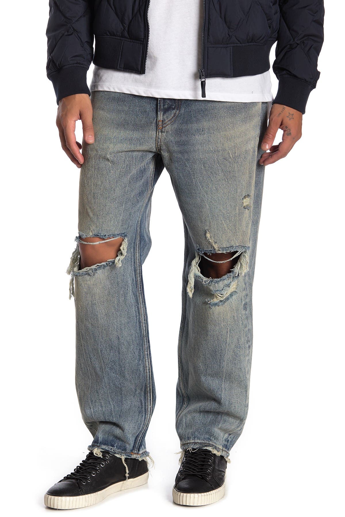 diesel destroyed jeans