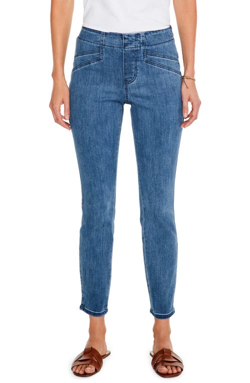 NIC+ZOE All Day Slim Pull-On Jeans in Pacific