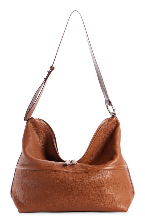 Dries Van Noten Leather Weekend Bag In Tan 712