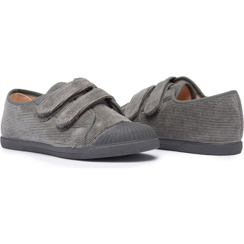 CHILDRENCHIC Fall Double Strap Sneaker in Grey
